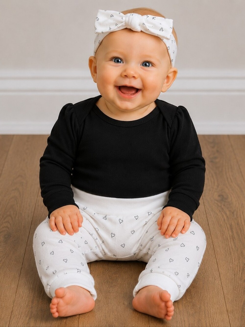 0-3 Months Girls Rae Dunn Outfit